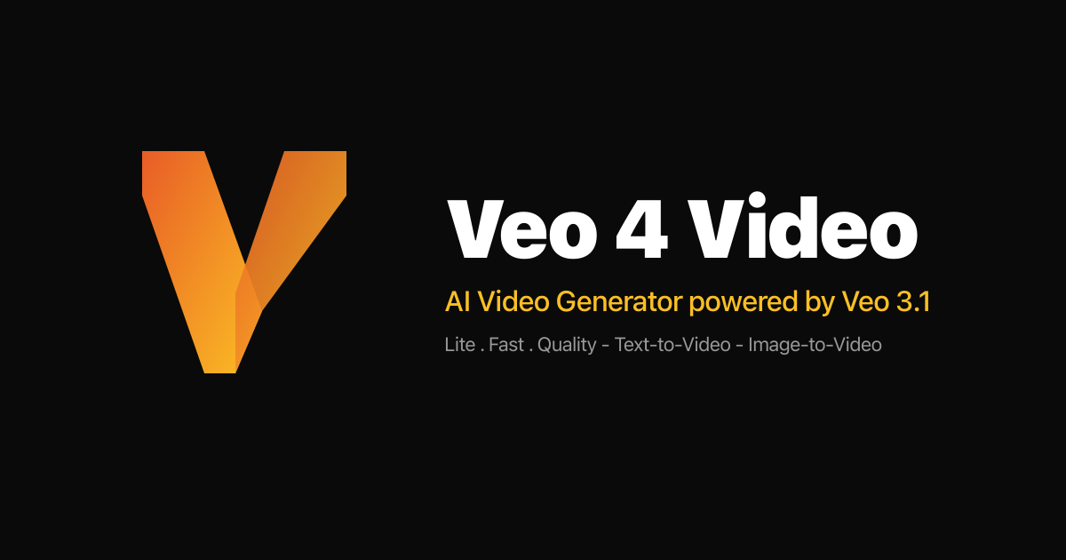 Free Veo 4 – Turn Text & Image to Video with Audio by Google